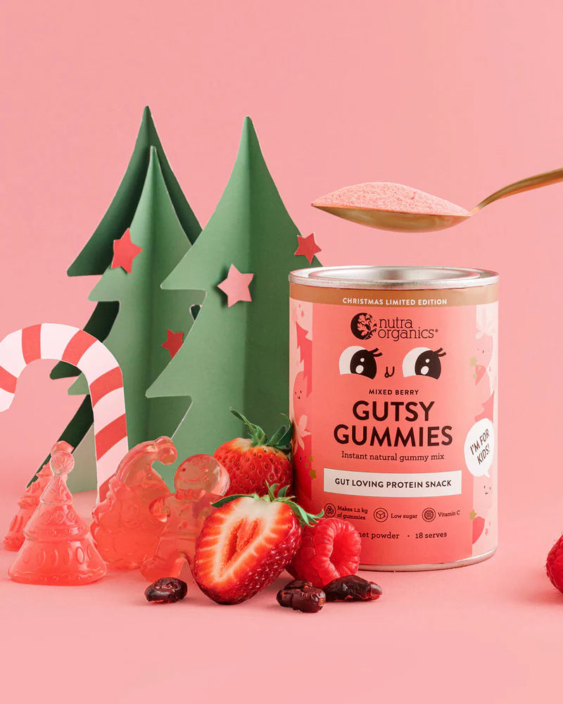Nutra Organics Gutsy Gummies 150g Mixed Berry