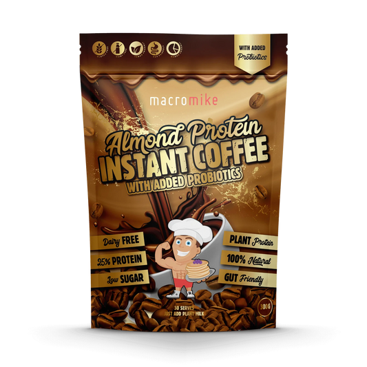 Macro Mike Almond Protein 30 serves Instant Coffee
