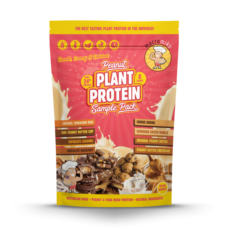 Macro Mike Peanut Protein 8 Sachet Sample Pack