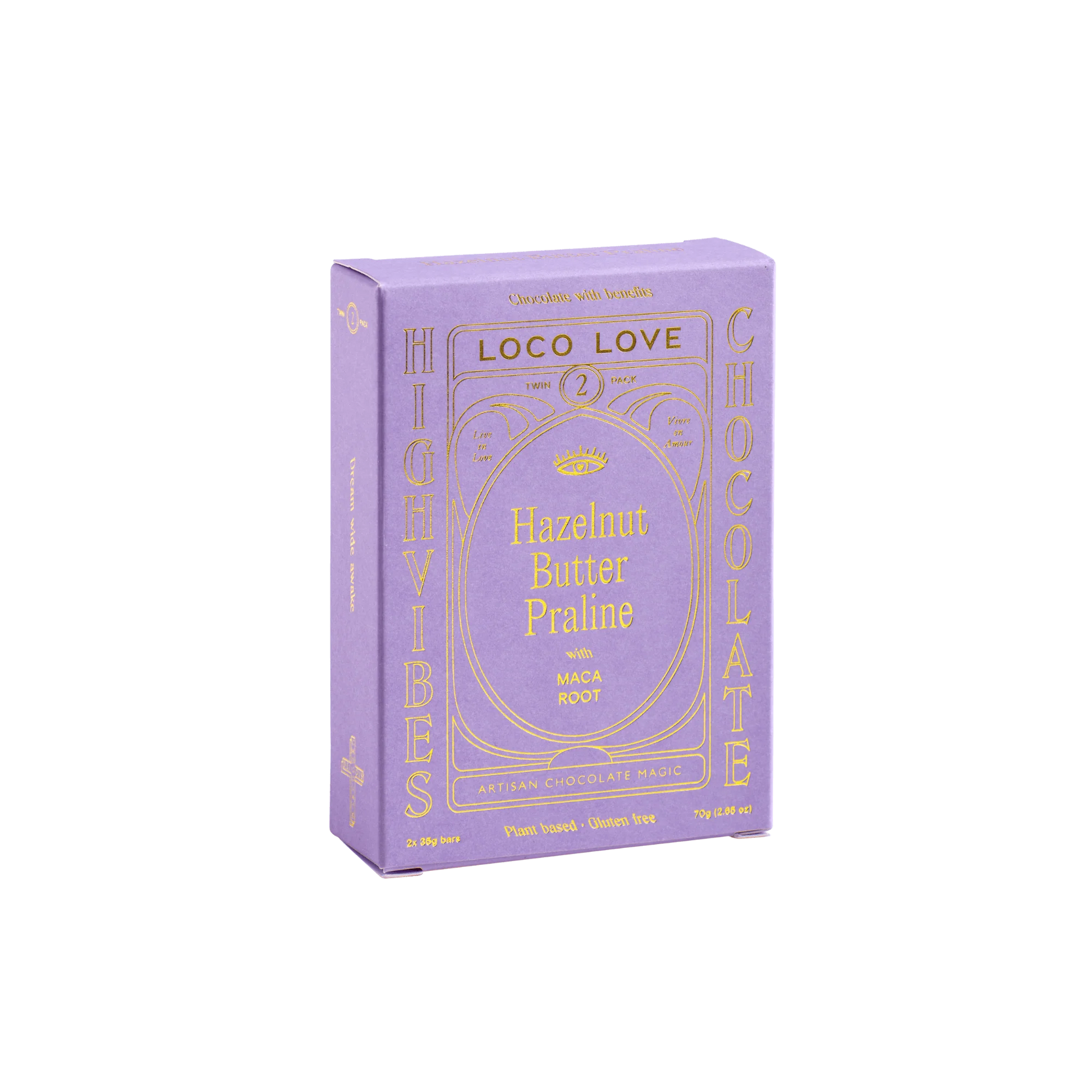 Loco Love Chocolate 70g Hazelnut Praline