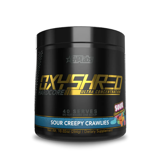 EHP Labs Oxyshred Hardcore 40 Serves Sour Creepy Crawlies