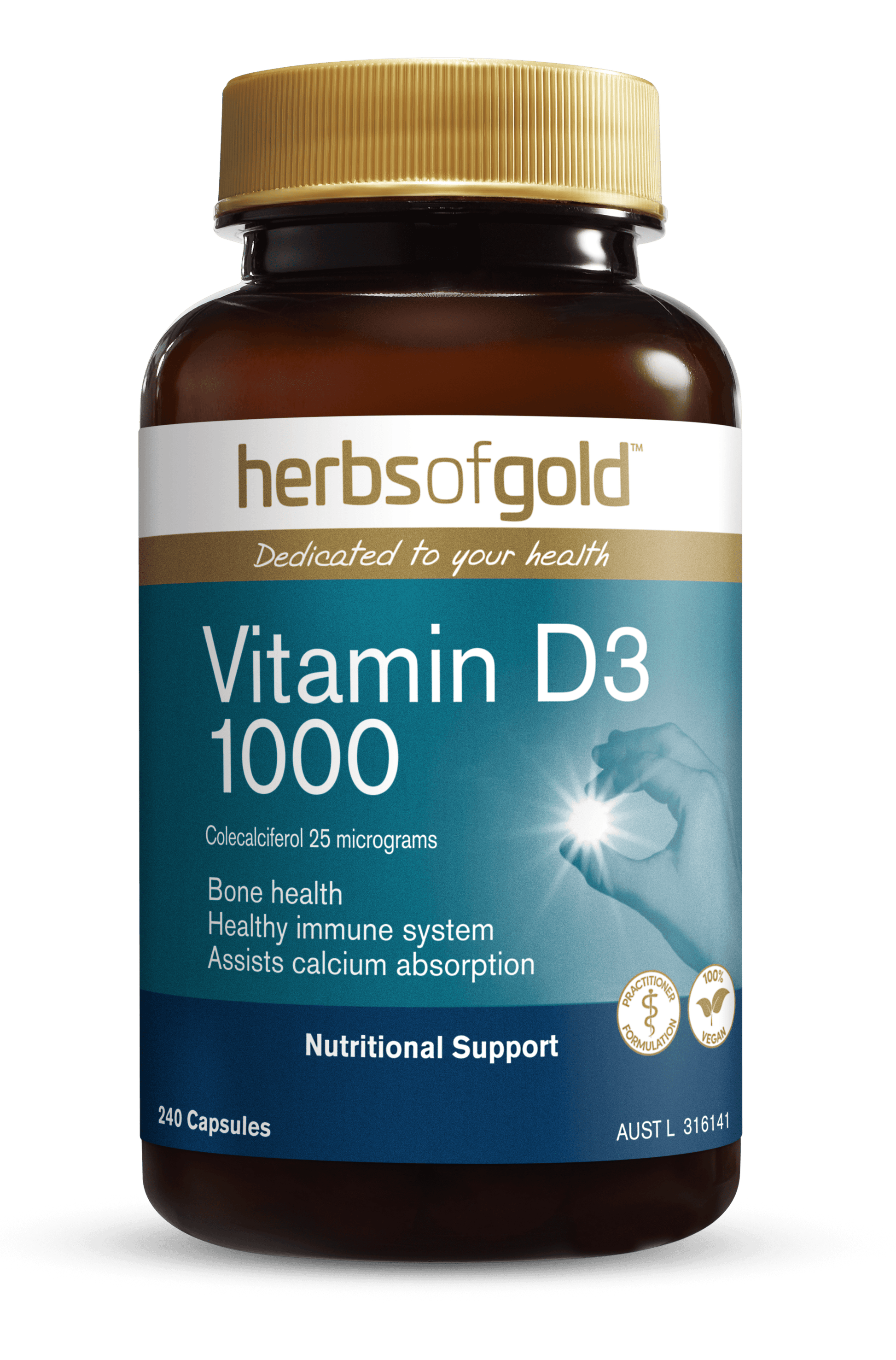 HofG Vegan Vitamin D3 1000