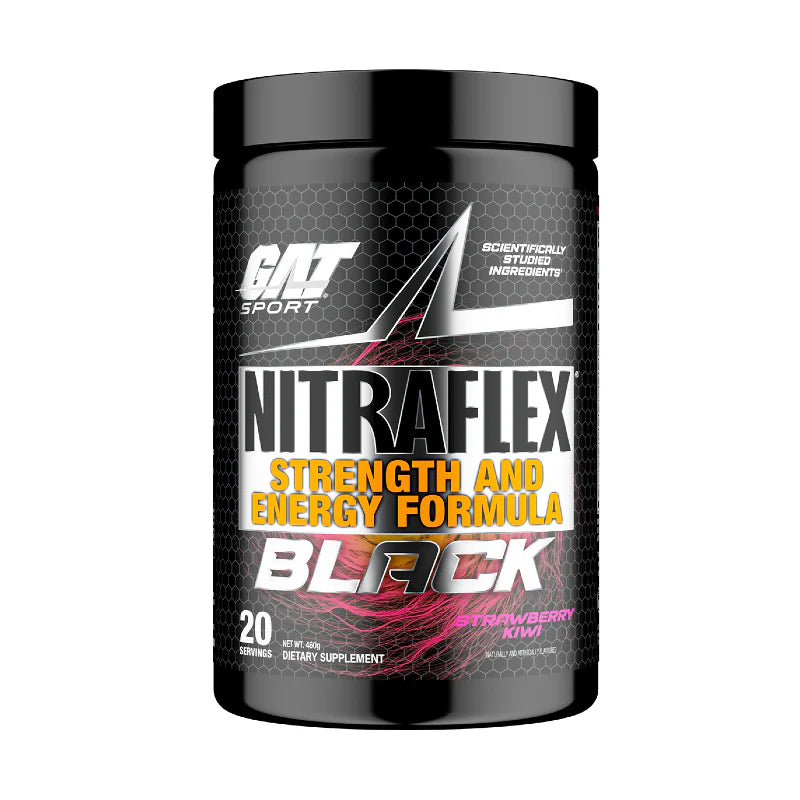 GAT Nitraflex Black 20 Serves Strawberry Kiwi