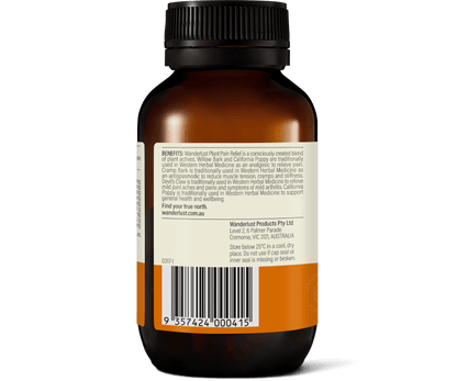 Wanderlust Plant Pain Relief 60 Capsules