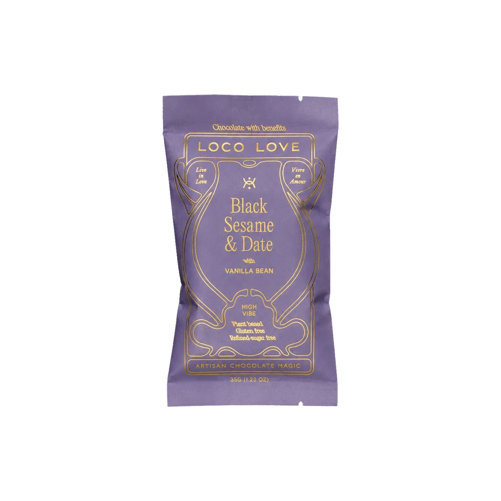 Loco Love Chocolate 35g Black Sesame & Date