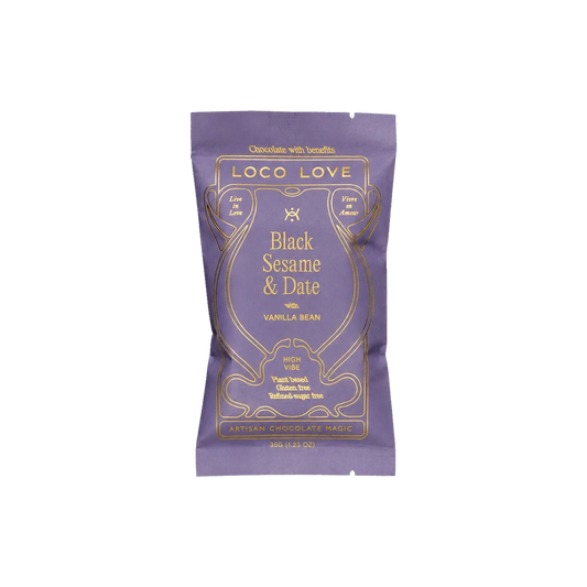 Loco Love Chocolate 35g Black Sesame & Date
