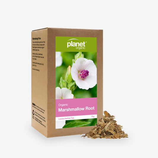 Planet Organic Marshmallow Root Herbal Loose Leaf Tea 75g