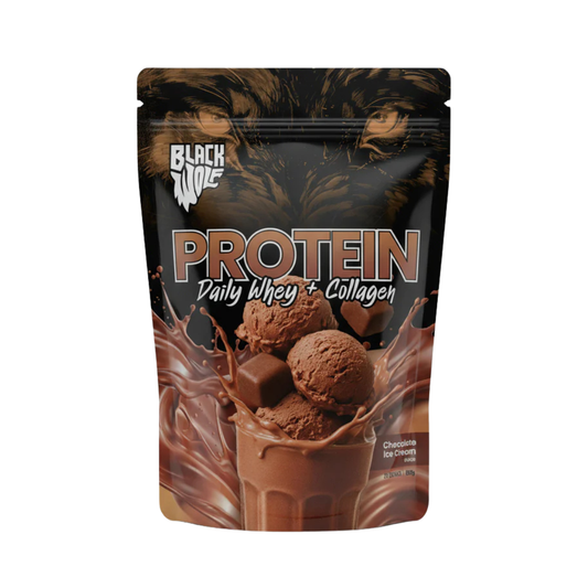 Black Wolf Whey Protein + Collagen 25 Serves Chocolate