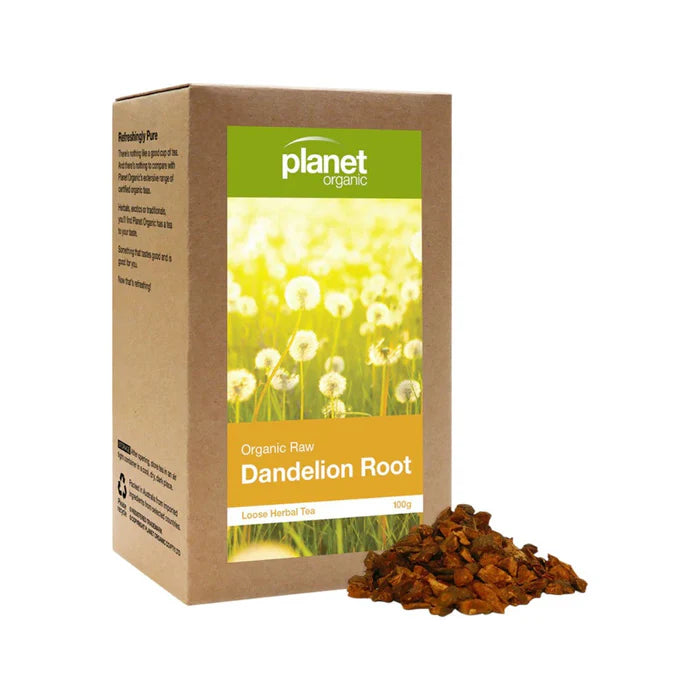 Planet Organic Raw Dandelion Root Loose Leaf Tea 100g