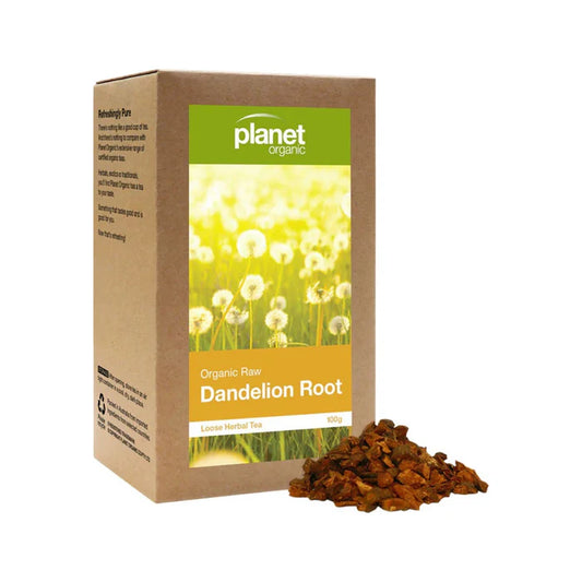 Planet Organic Raw Dandelion Root Loose Leaf Tea 100g