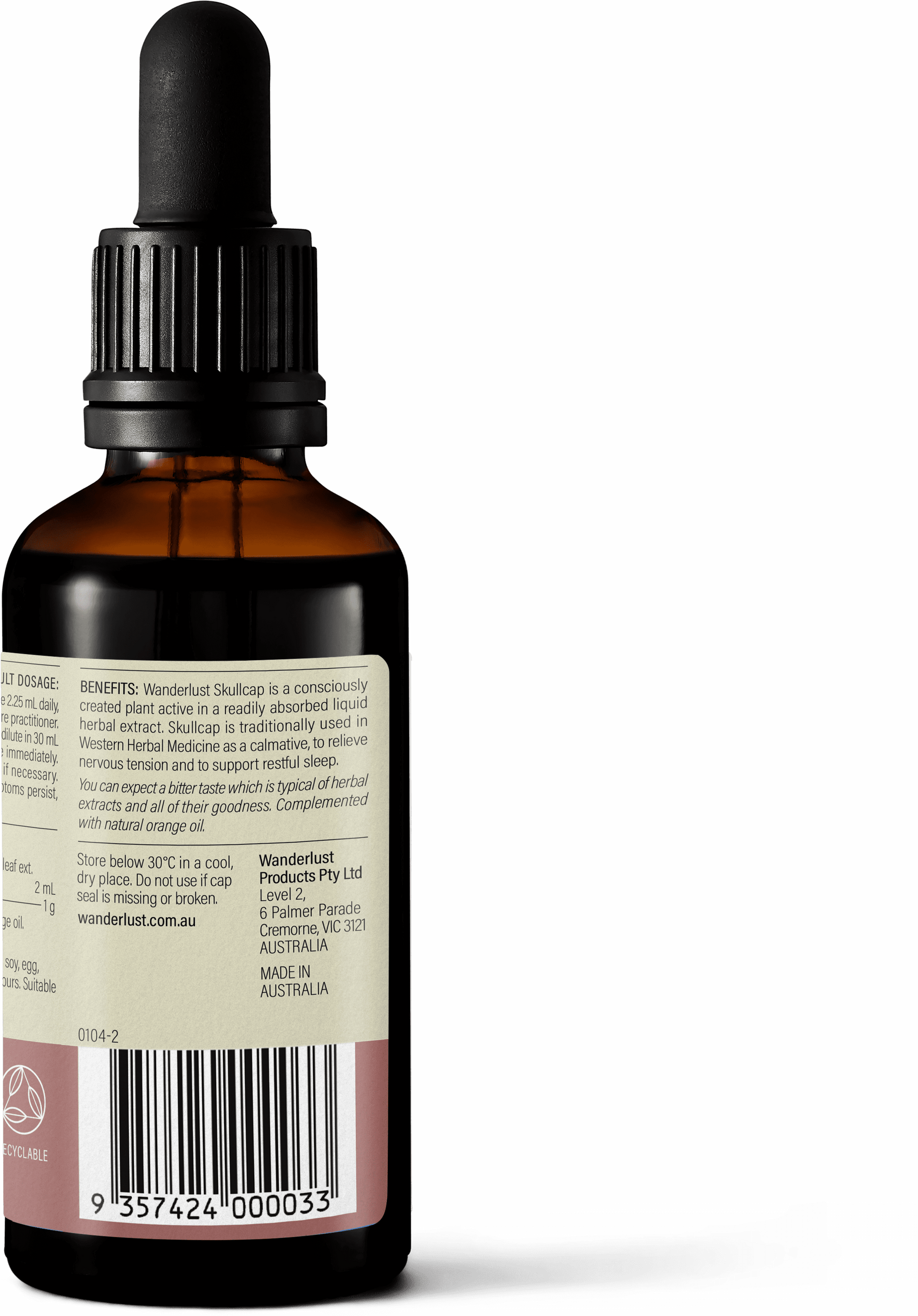 Wanderlust Skullcap Liquid 90ml