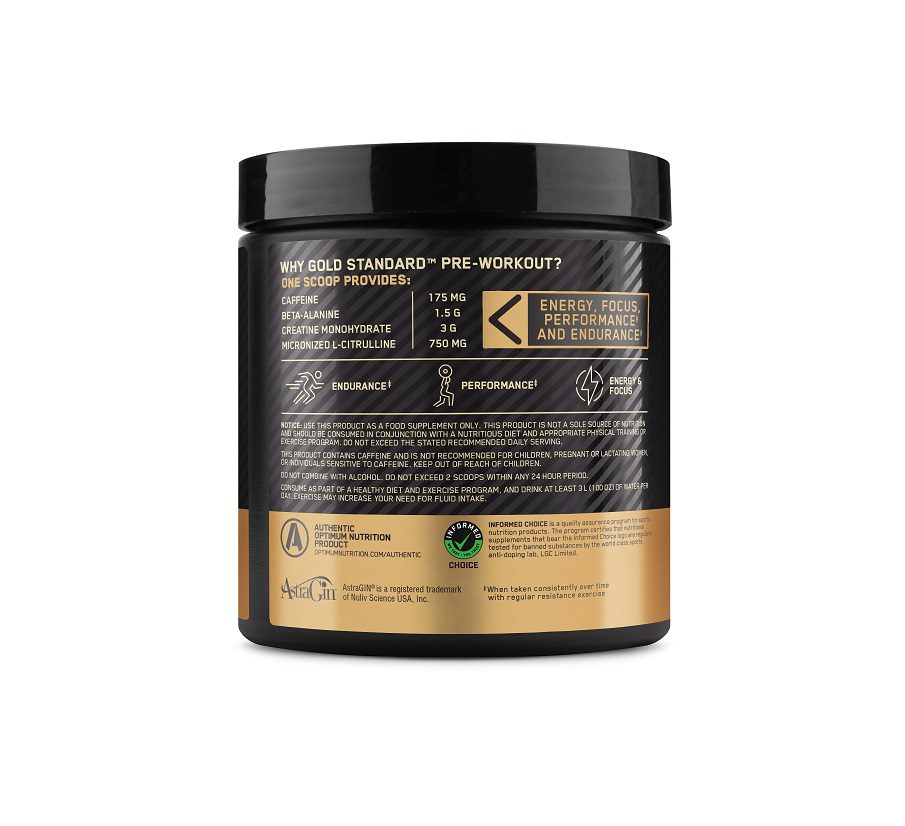 ON Gold Standard Preworkout