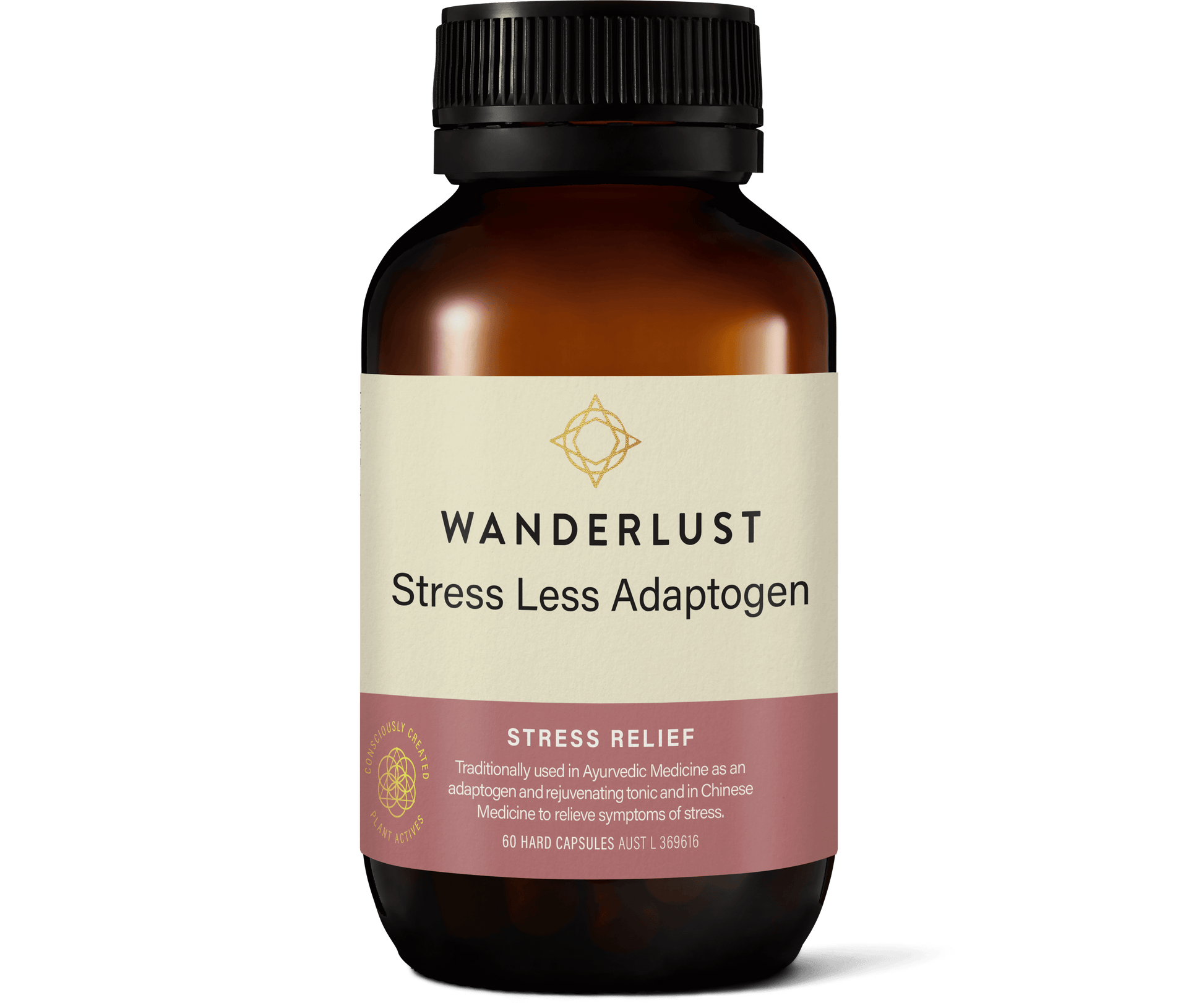Wanderlust Stress Less Adaptogen 60 Capsules