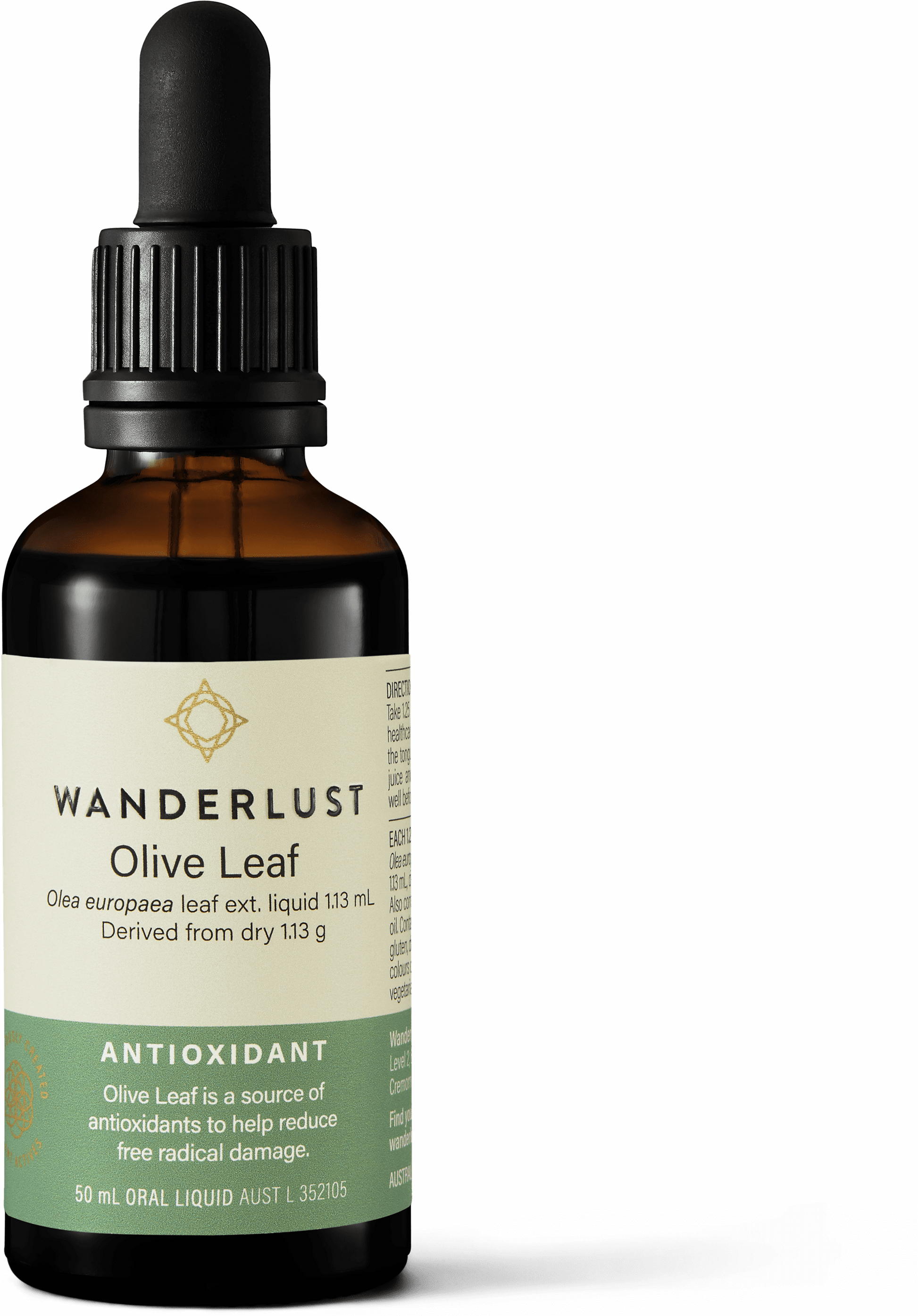 Wanderlust Olive Leaf Liquid 50ml