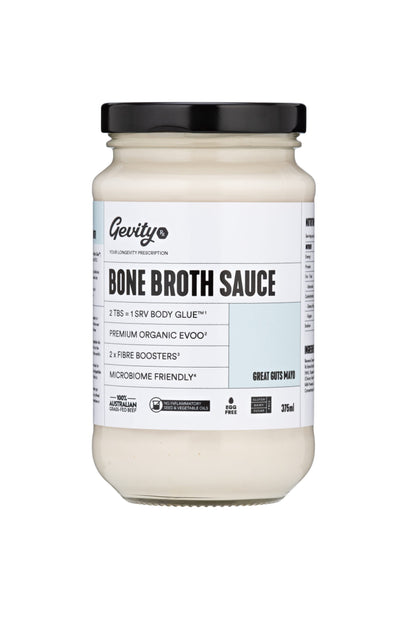 Gevity RX Bone Broth Sauce 375ml Great Guts Mayo
