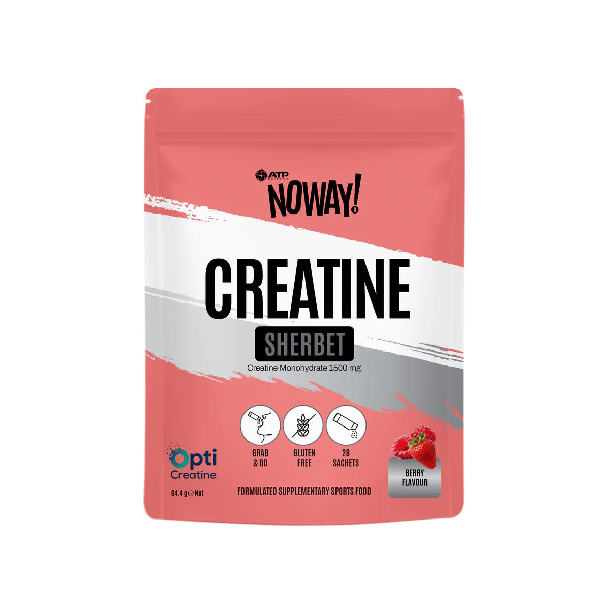ATP Science Noway Creatine Monohydrate Sherbets 28 Sachets Berry