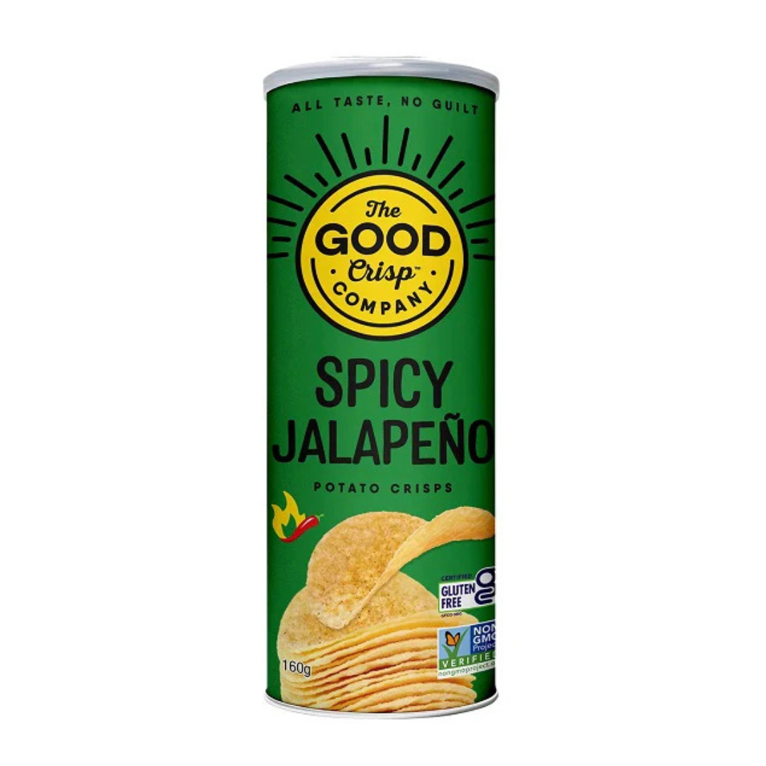 The Good Crisp Company Potato Crisps 160g Spicy Jalapeno