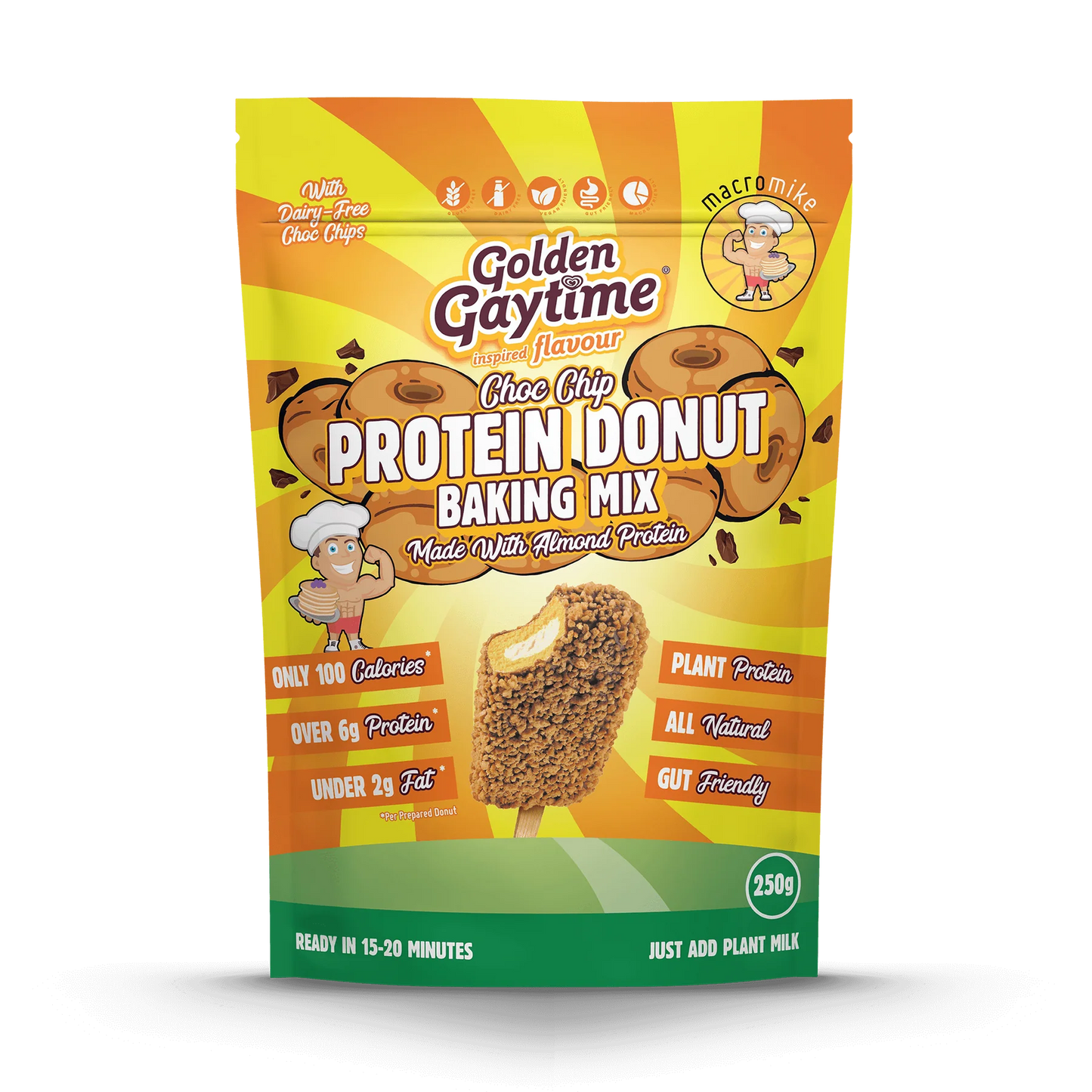 Macro Mike Donut Baking Mix 250G Golden Gaytime