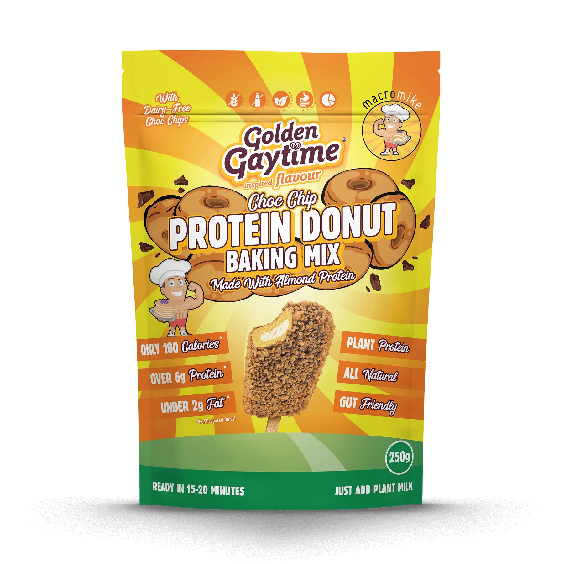 Macro Mike Donut Baking Mix 250G Golden Gaytime