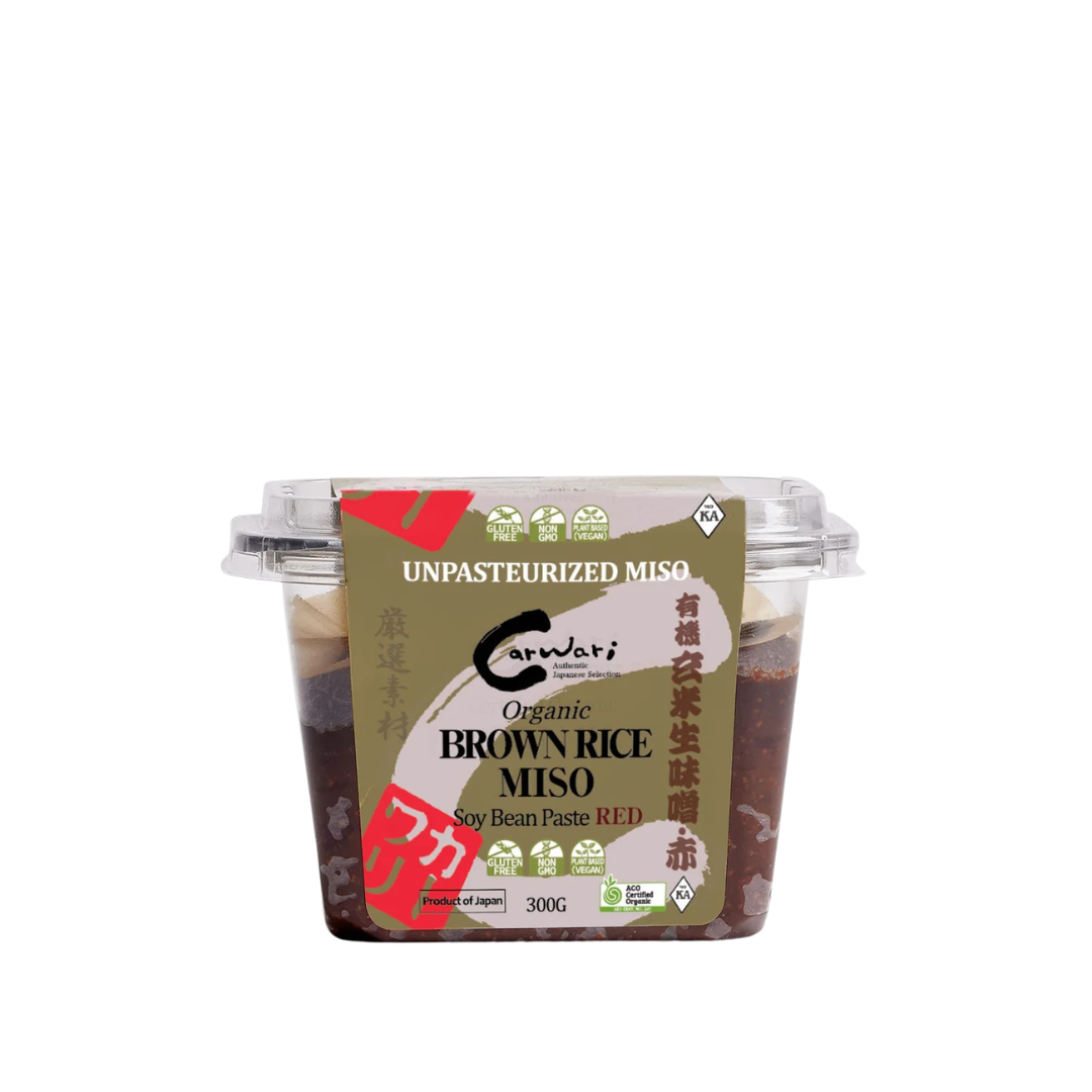 Carwari Organic Brown Rise Miso Paste 300g Red