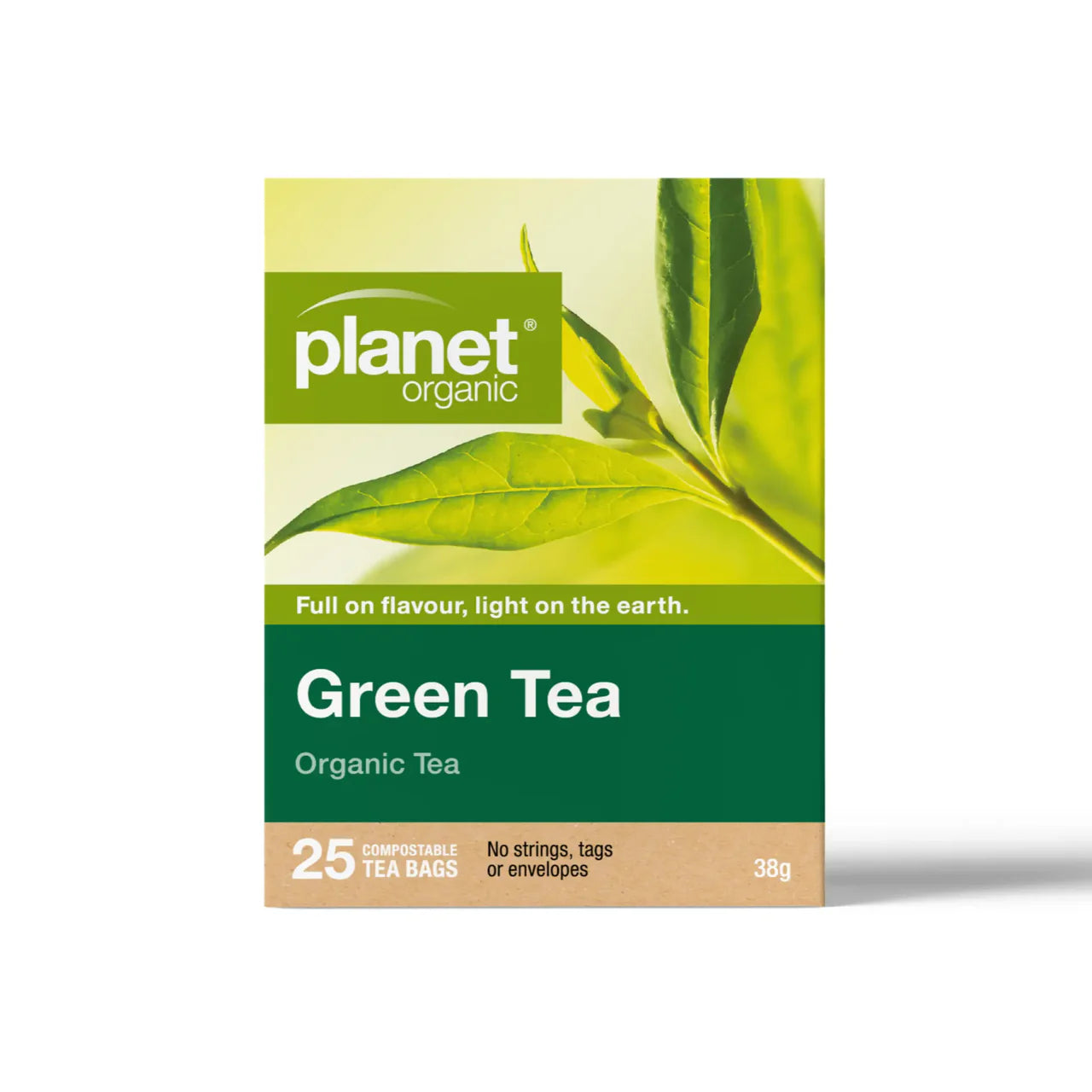 Planet Organic Green Tea x 25 Tea Bags