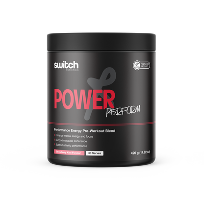 Switch Nutrition Power Perform 30 Serves Strawberry Kiwi