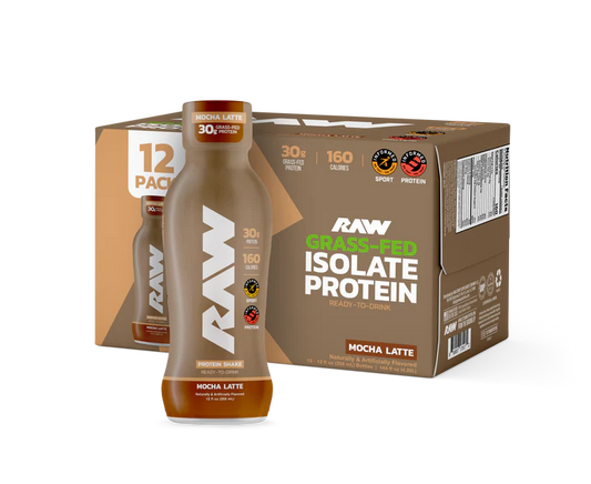 RAW CBUM Isolate Protein RTD 355ml Mocha Latte