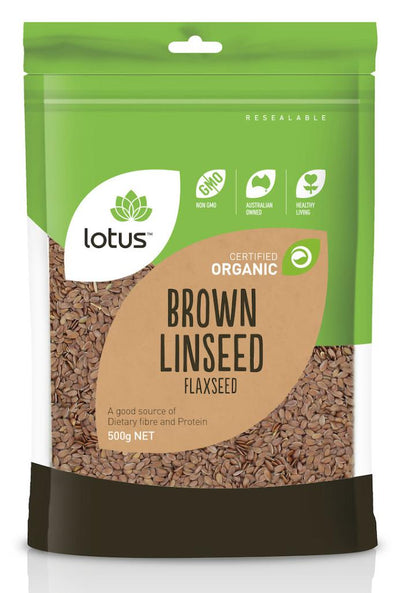 Lotus Organic Linseed Flaxseed Brown