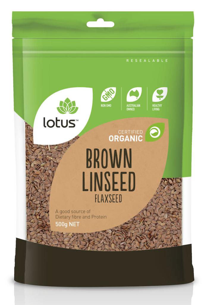 Lotus Organic Linseed Flaxseed Brown