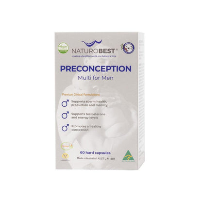 NaturoBest Preconception Multi for Men 60c