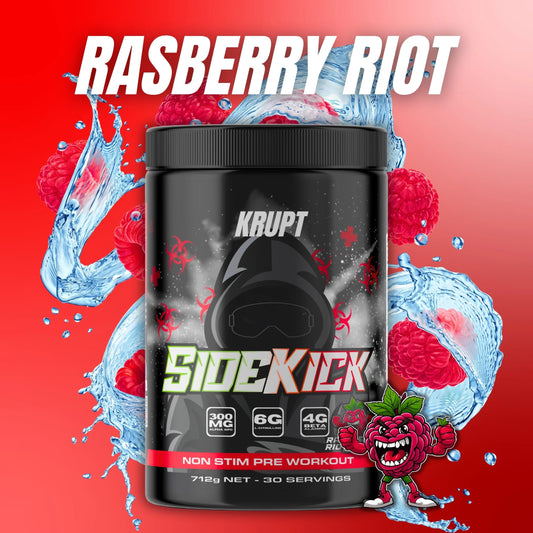 Krupt SideKick Non Stim 30 Serves Raspberry Riot