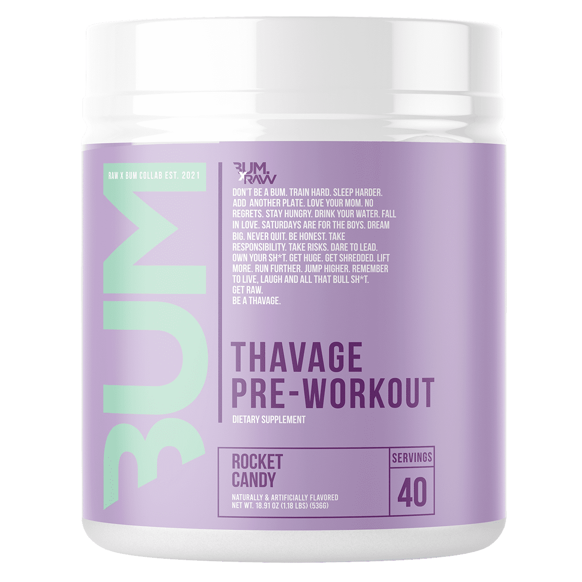 Thavage CBUM Pre-workout
