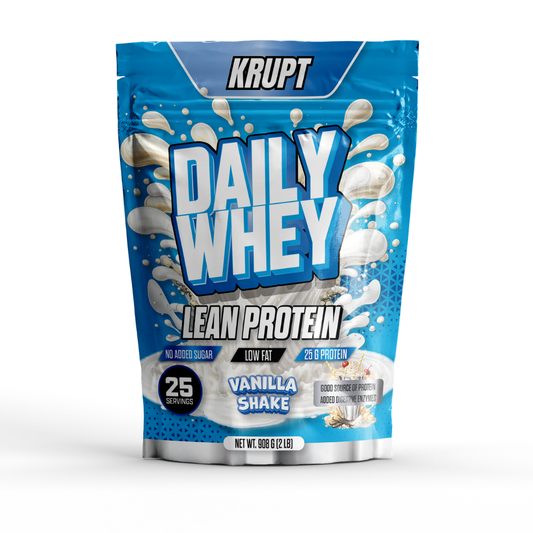 Krupt Daily Whey Protein 2lb Vanilla