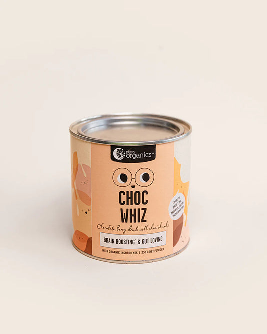 Nutra Organics Choc Whiz 250g Chocolate Berry