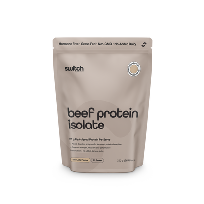 Switch Nutrition Beef Protein Isolate 750g Iced Latte