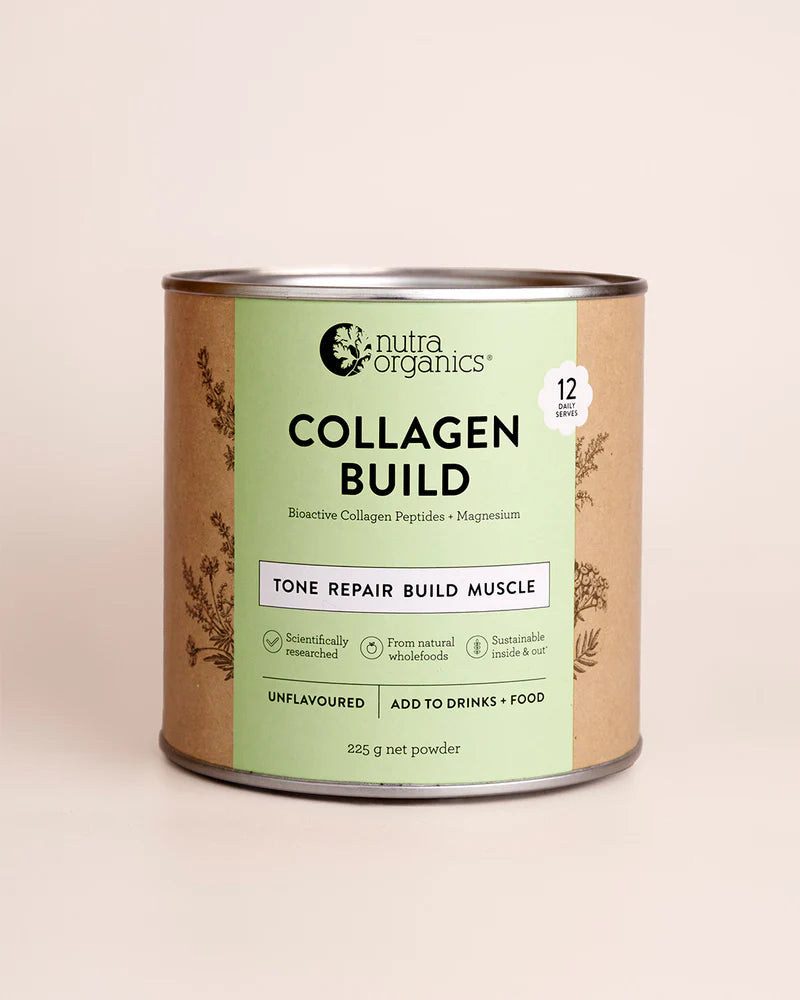 Nutra Organics Collagen Build 225G Unflavoured