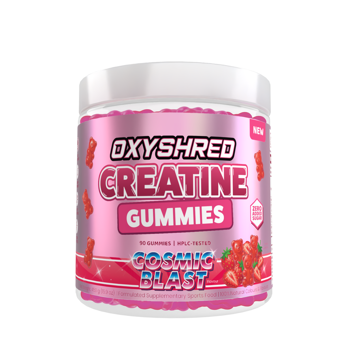 EHP Labs Oxyshred Creatine Gummies 90 Gummies Cosmic Blast