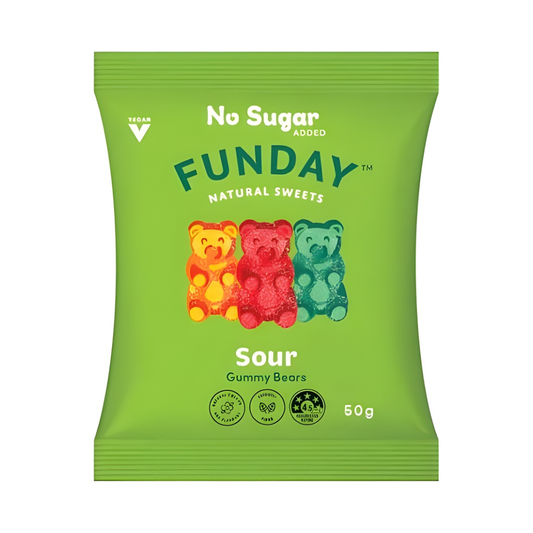 Funday Sour Gummy Bears 50g