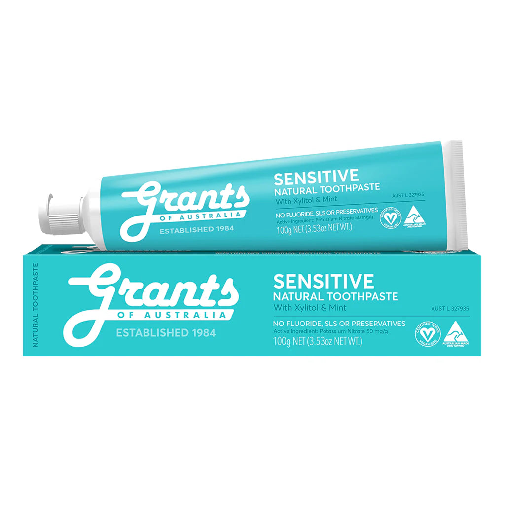 Grants Toothpaste Sensitive 100g Mint | Thrive Health & Nutrition