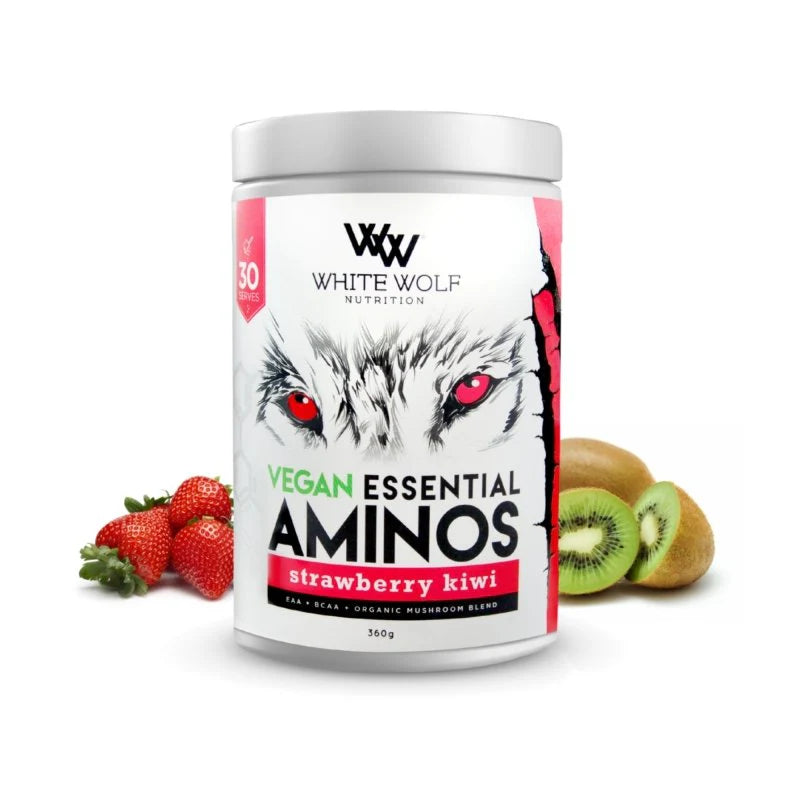 White Wolf Essential Aminos 30 Serves Strawberry Kiwi