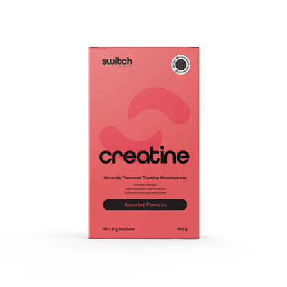 Switch Nutrition Flavoured Creatine 20 Serves Assorted