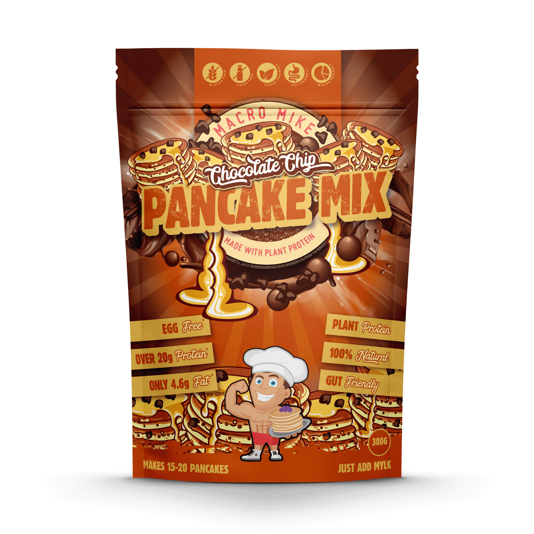 Macro Mike Pancakes - With Almond Protein