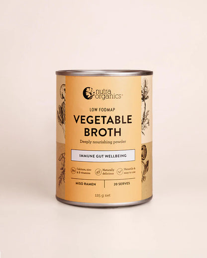 Nutra Organics Vegetable Broth 125G Garden Veggie