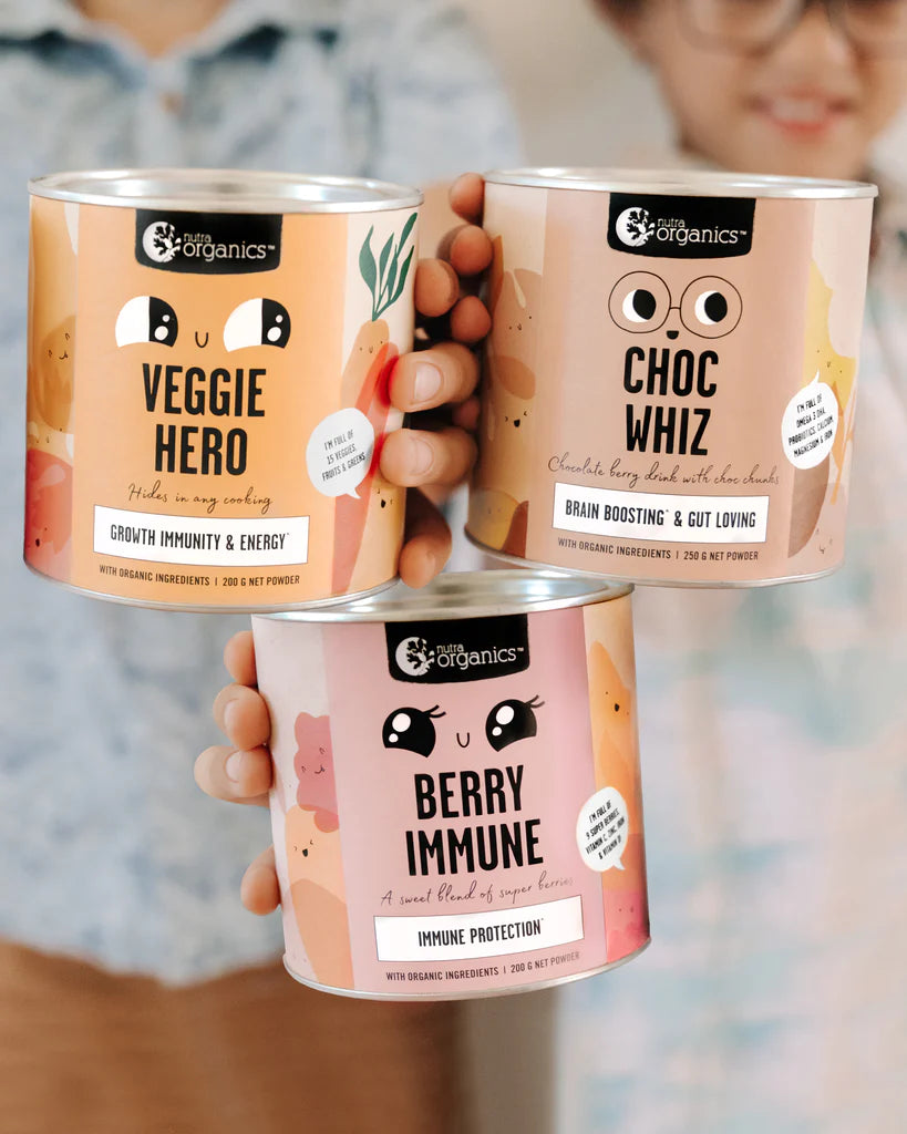 Nutra Organics Choc Whiz Chocolate Berry