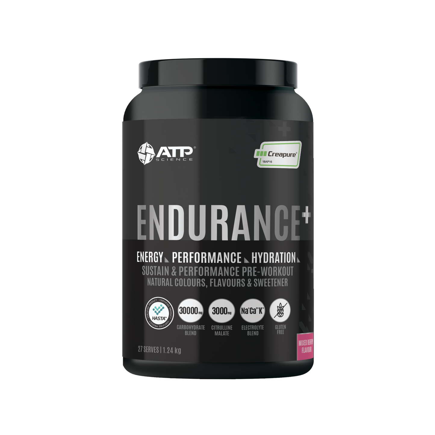 ATP Science Endurance+ 1.24kg Mixed Berry
