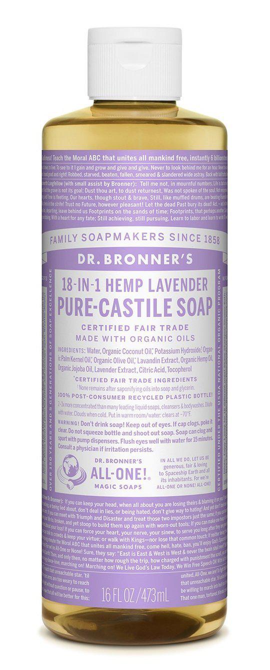 Dr Bronners Pure Castille Liquid Soaps