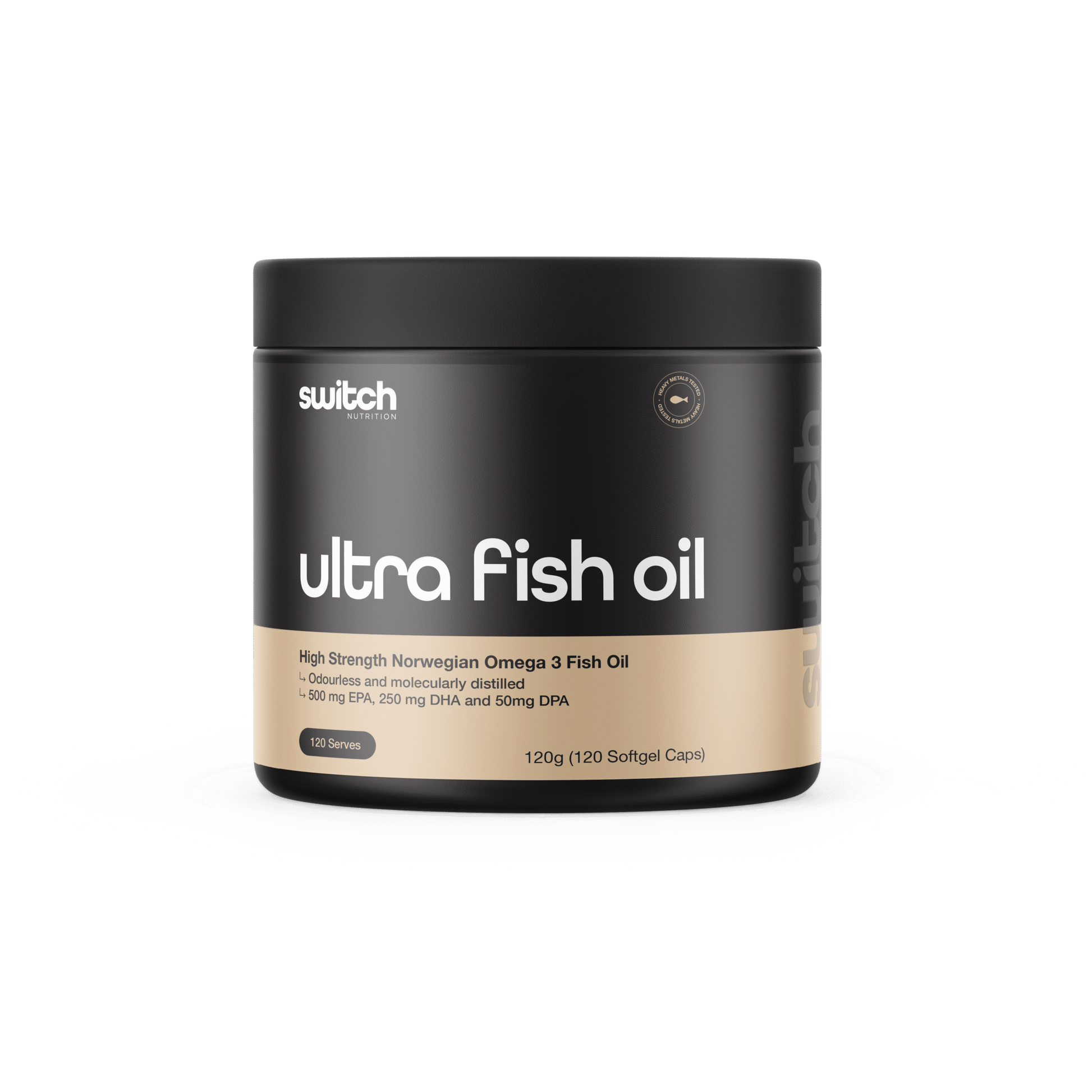 Switch Nutrition Ultra Fish Oil 120c