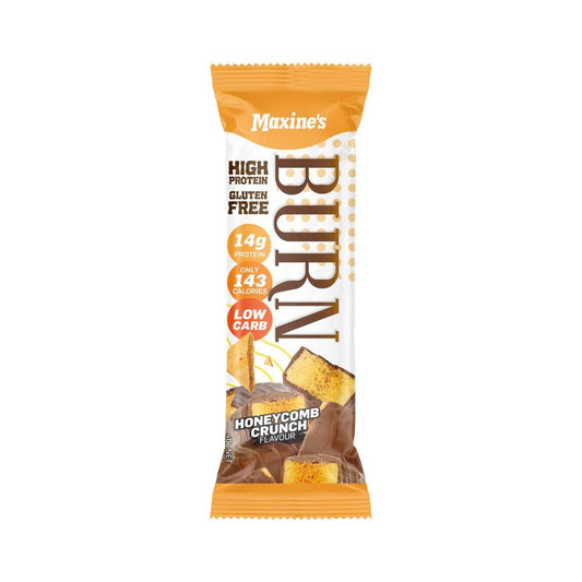 Maxines Burn Bar 40GM Honeycomb Crunch