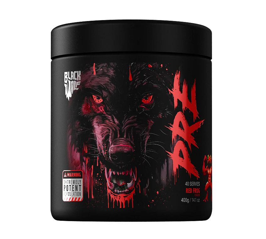 Black Wolf Pre Workout 40 Serves Red Frog