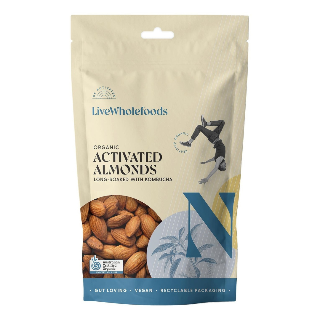 Live Wholefoods Organic Activated Almonds 600g